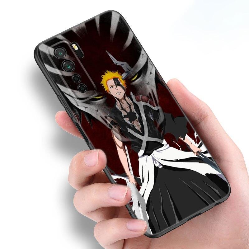 Чехол для телефона с аниме BLEACHS для Huawei Honor 60 50 SE 30S Mate 30 20 10 Lite 40 Nova 9 8 Pro Y60 8i 7i 7SE 5T, черный чехол премиум-класса