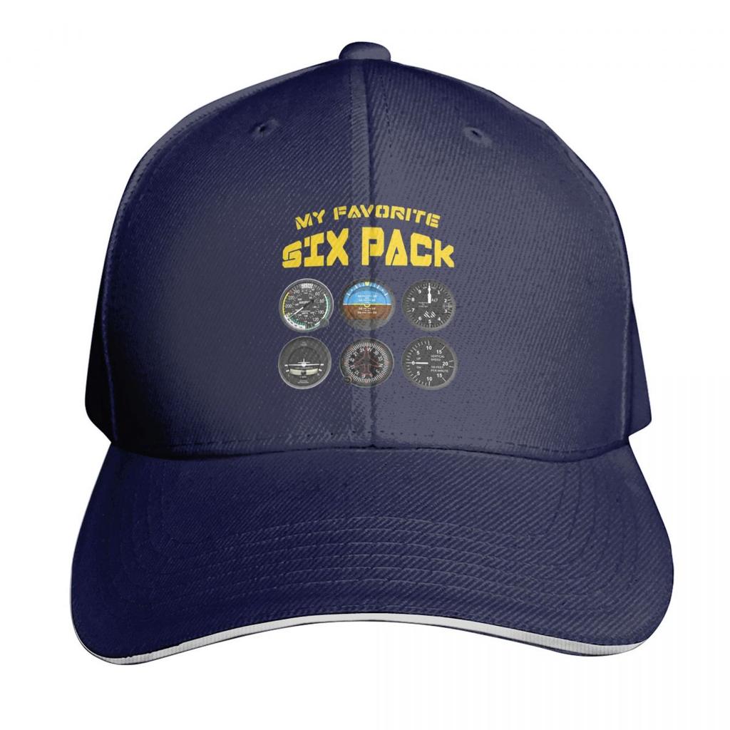 Pilot Cockpit Airplane Six Pack Flight Intruments Cap Fashion Casual Baseball Caps Adjustable Hat Hip Hop Unisex Baseball Hats