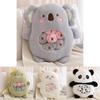 Plush Animal Panda Collection Bag Dinosaurs Doll Rabbits Toy Koala Birthday Gift