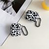 New Irregular Cow Print for Apple Airpods Pro 2 BT Wireless Earphone Silicone Case for Airpods 1 2 3 Silicone Case with Keychain