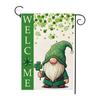 Welcome St Patricks Day Garden Ag 12x18 Inch Double Sided, Gnome Shamrock L...
