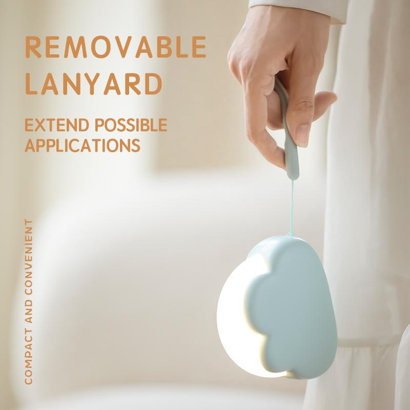 Ночник с облаком, мини-USB, беспроводной, очаровательный светодиодный ночник в форме облака для спальни, для маленьких детей, креативный подарок