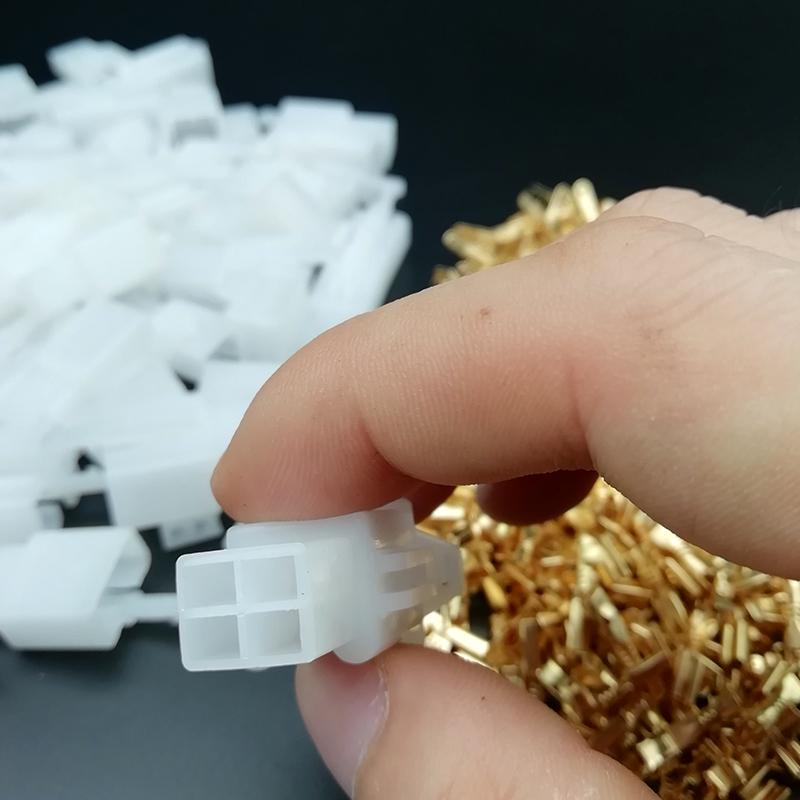 50 X Car Electrical 2.8mm 2 3 4 6 9 Pin Cable Crimp Connector Terminal W Hook