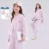 Montagut Girls' Heart Cardigan Casual Two-Piece Set