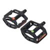 1 Pair Mountain Cycle Pedal Aluminum Alloy Non Slip Stable Flat Platform Pedal Replacement