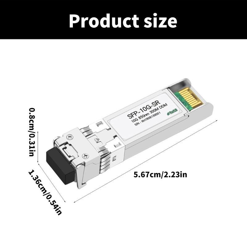 10GBase SFP+ Transceiver Module 10G 850nm MMF Multimode SFP Module Up to 300Meters SFP Transceiver