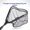 Рыболовный сачок из алюминиевого сплава с телескопической ручкой, портативный складной треугольный каркас, рыболовные принадлежности для ловли карпа