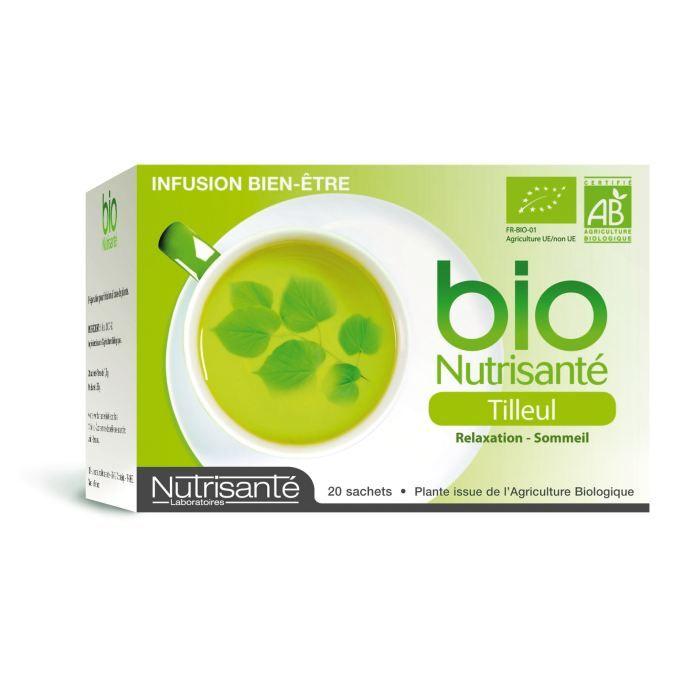 Nutrisanté Infusion Bio Tilleul 20 Sachets