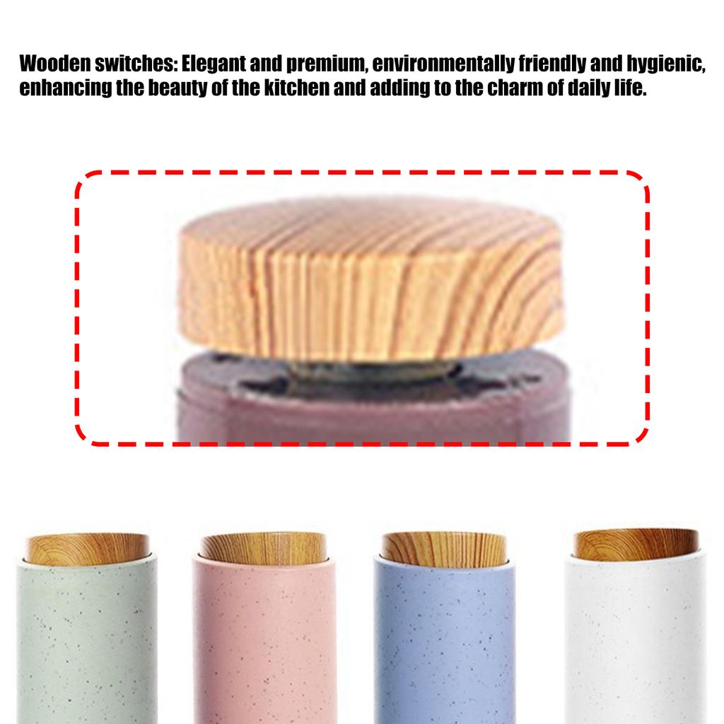 Электрическая мельница для перца и соли на батарейках, регулируемая степень помола, мельница для соли и специй, яркие цвета, кухонный инструмент