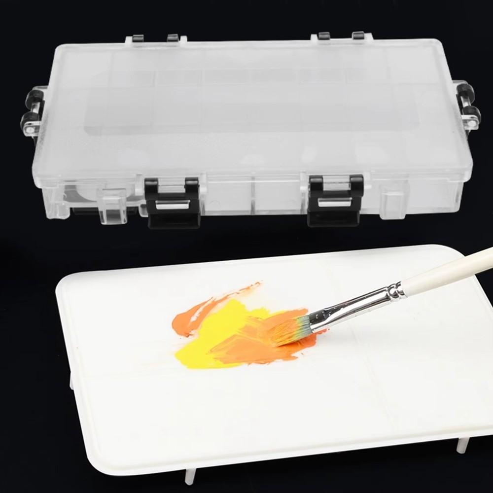12/24/36 Wells Watercolor Painting Pallet Half Pans Watercolor Palette Box Oil Paint