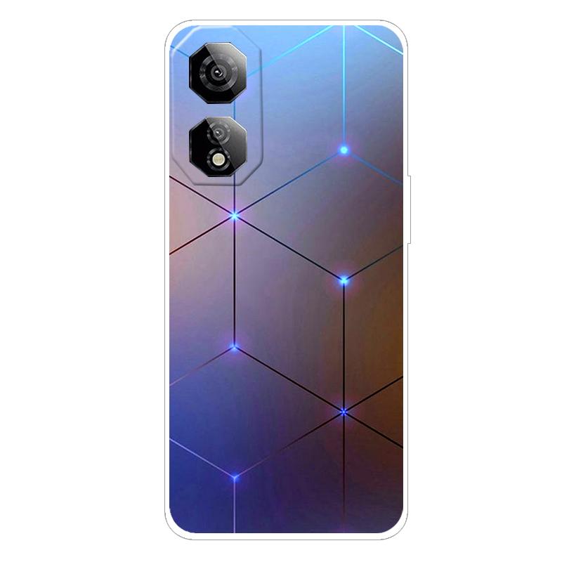 Для ZTE Nubia Neo 2 5G Чехол Фэнтези Градиент Прозрачный Корпус Телефона Для Nubia Neo2 5G Z2352N Мягкая Противоударная Задняя Крышка Funda