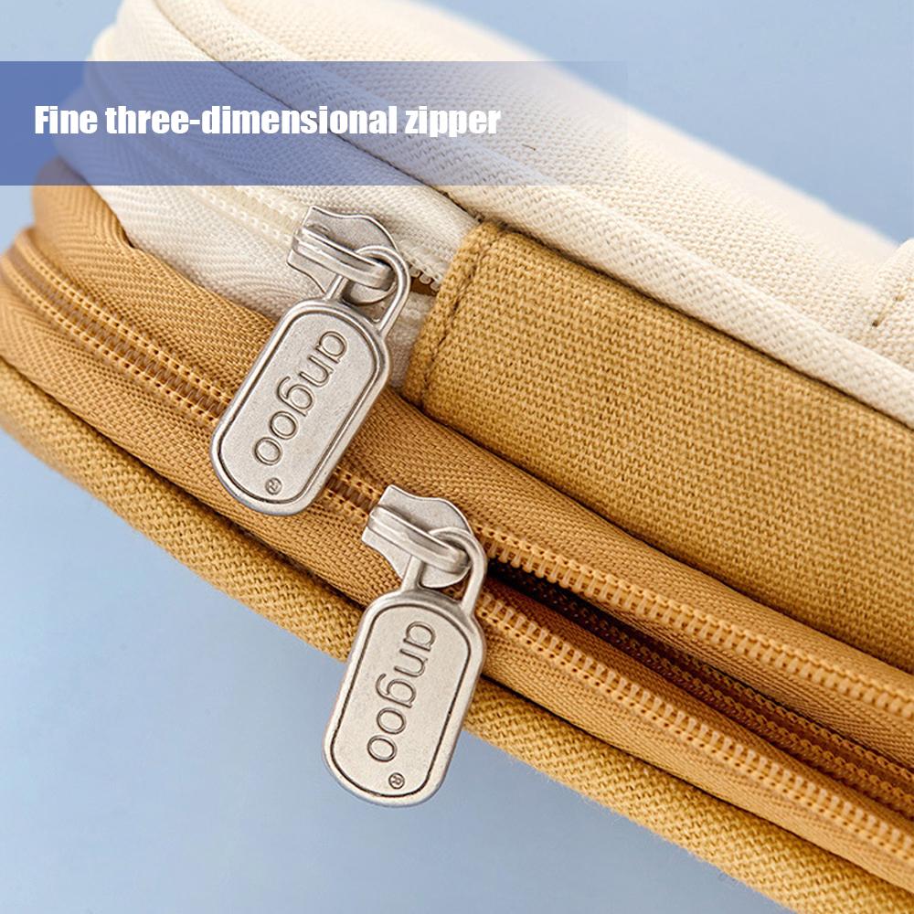 Expandable Big Capacity Pencil Case for Girls Boys School Aesthetic Zipper Pencil Pouches Cute