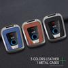 Zinc Alloy Leather Car Smart Remote Key Case Cover for BMW I3 I8 Series Protective Shell Fob CAR Interior Key Bag Accessories