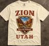 Zion Comfort Colors Tshirt Utah Tee Retro National Park Gift for Hiker Vintage Canyon Outdoor Nature Lover Travel Shirt