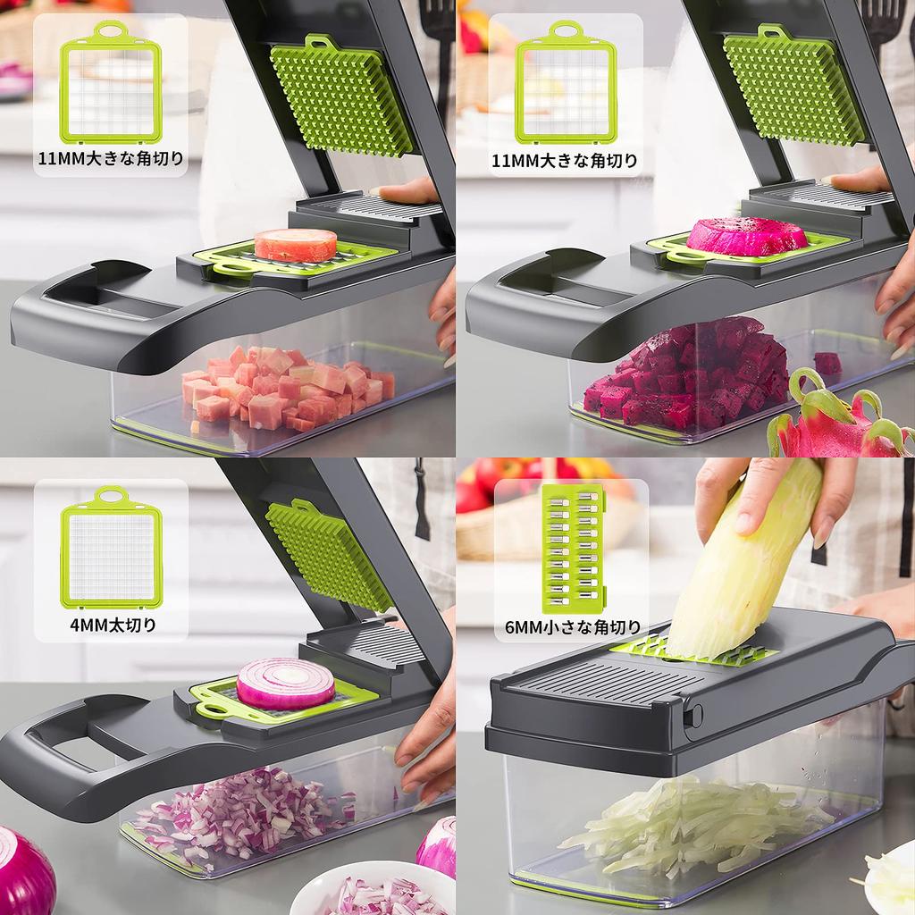 FOOKO Professional Vegetable Slicer with Hand Guard Egg White Separator Kitchen Tool