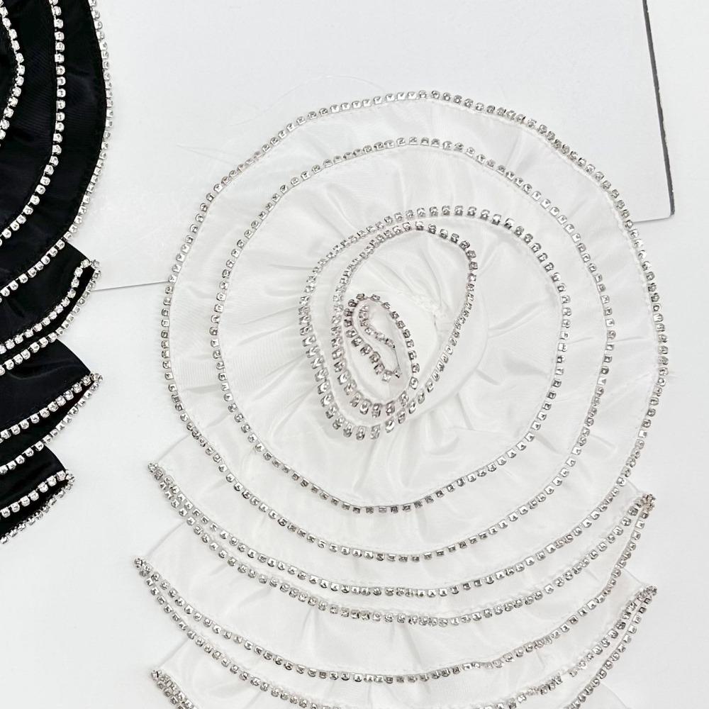 Сделай сам атласная ткань грудь цветочные нашивки одежда 3D цветы аппликации грудь цветок для женщин