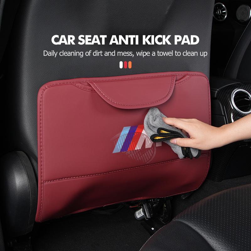 For BMW Car Seat Back Storage Rear Anti-Wear Backrest Anti-kick Pad E70 E91 E30 G30 E53 M3 M5 X6 X4 X7 E92 E93 X1 X3 X5 UD4