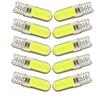 10Pcs 12 SMD 6000K Led Car Interior Light 12V T10 W5W Wedge Side Parking Reading Bulb Signal Lamp