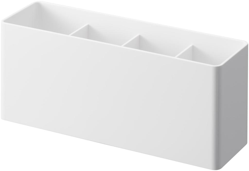 Yamazaki Film Hook Storage X X Film H13cm with Hooks Small Item Storage with Bathroom Washroom Product 2169 Box, Wide, White, Approx. W24.5 D7.7