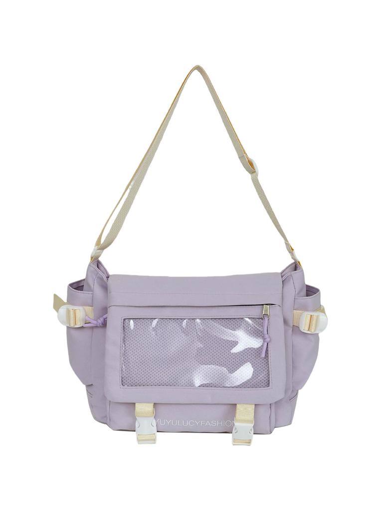 Japanese Simple Millet Pain Bag Female Large-capacity Student Tutoring Two-dimensional Shoulder Bag Casual High-value Oblique Span Bag