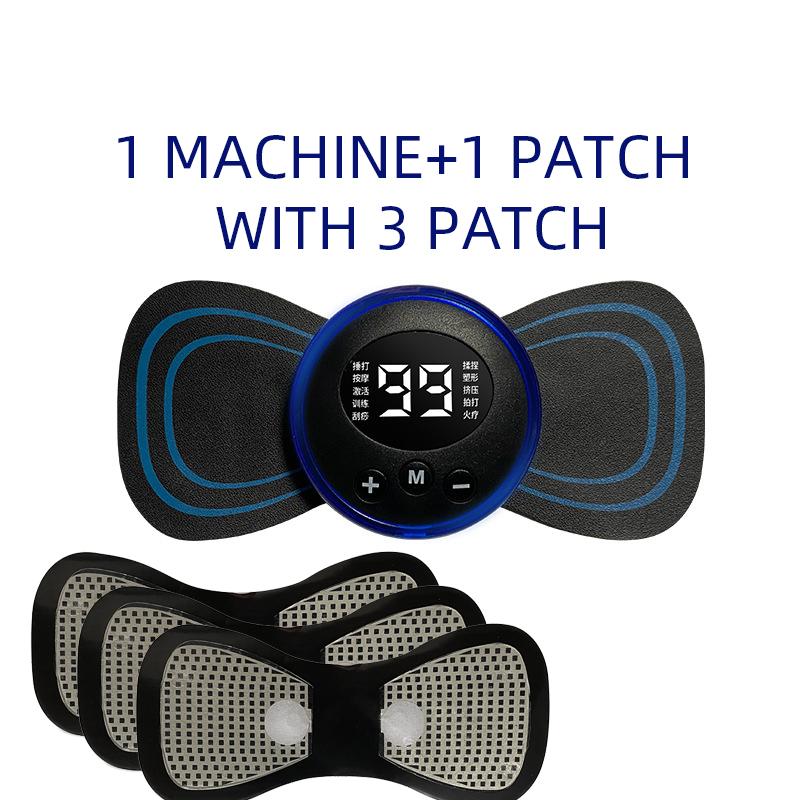 ЖК-дисплей EMS носилки для шеи электрический массажер шейный массаж наклейка для расслабления плеч