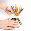 Kids Wooden Sticks Steady Stacking Puzzle Toys Montessori Color Building Blocks Balance Games Educational Toys Patience Training