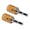 2PCS Electric Drill Bit Adapter Multifunctional User Friendly Hex Shank Self Locking Drill Bit Adapter Converter