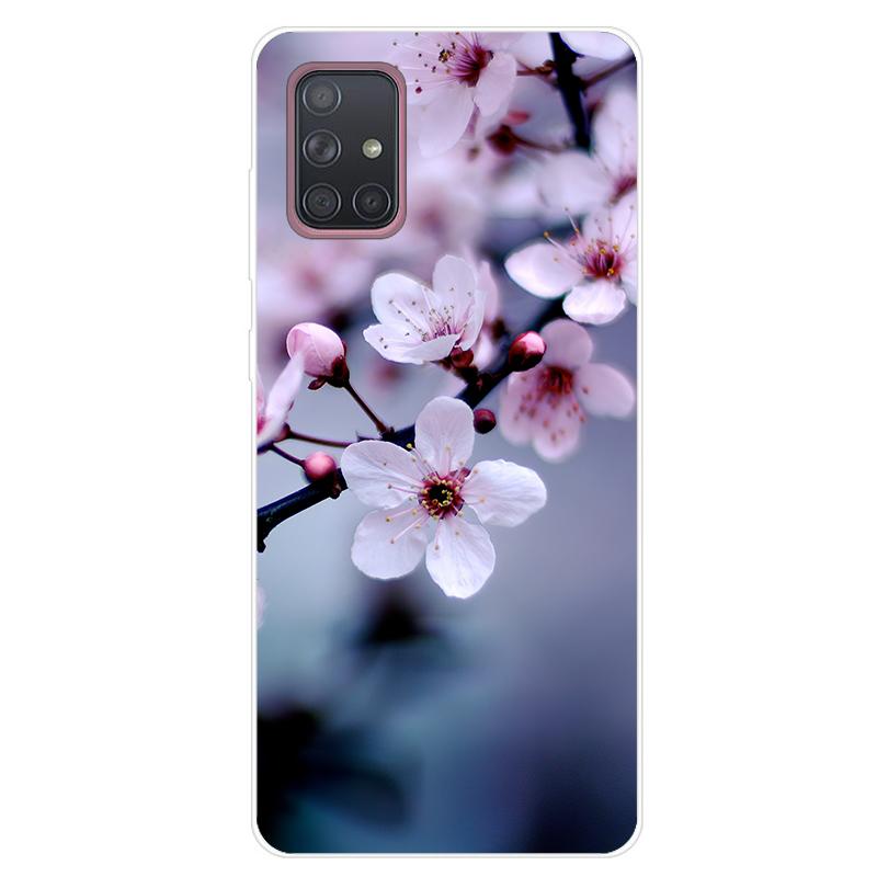 For Samsung Galaxy A51 A71 Case Soft Silicone Cute Cartoon Panda Phone Cases For Samsung A 51 A515F Galaxy A71 A715F Cover Funda