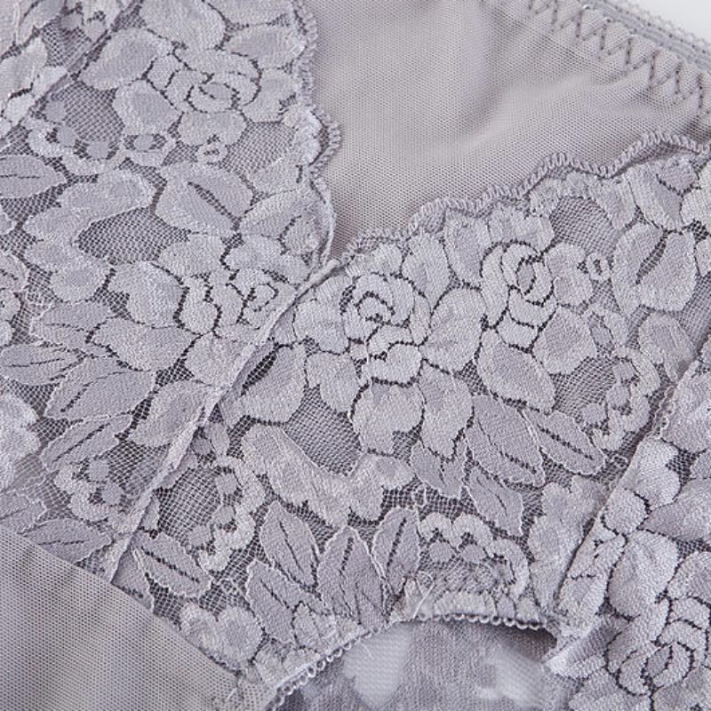 Сексуальные женские кружевные трусы со средней талией, сексуальные удобные хлопковые дышащие бесшовные женские трусы с промежностью