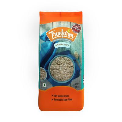 Овсяная крупа (250 г), Organic Oats,  Truefarm