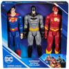 Superhero Action Figures - Set of 3 - Batman - Superman - The Flash - 30 Cm - 11 Points of Articulation - Plastic