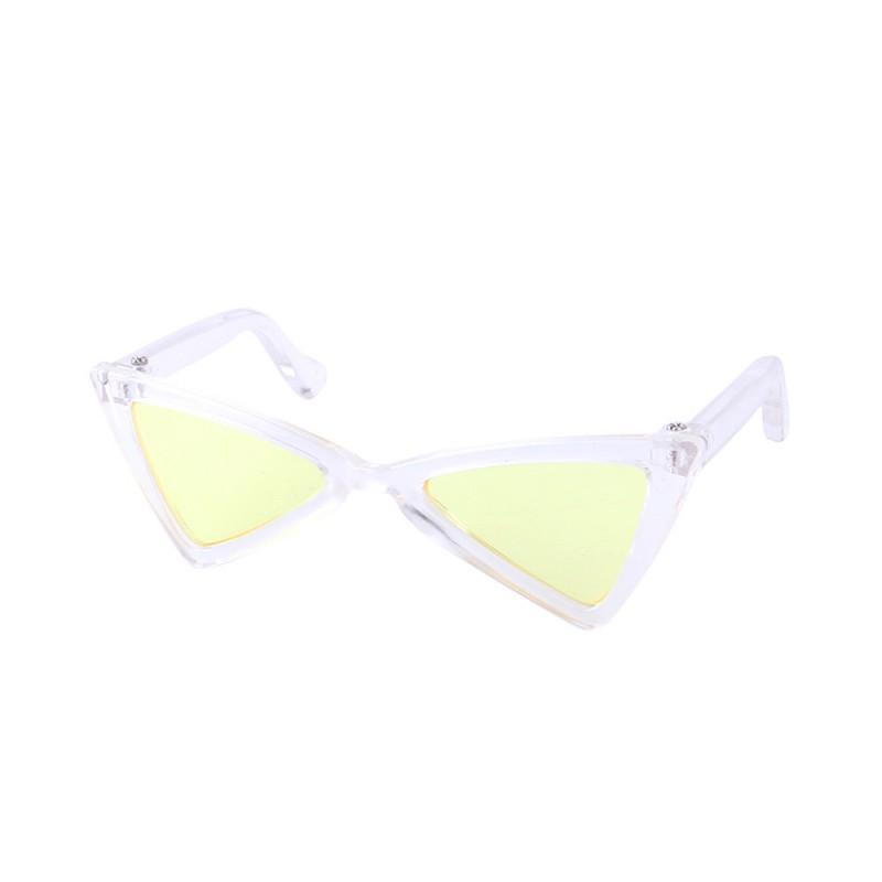 Pet Sunglasses Cats Dogs - Cute Cartoon Style Goggles Plastic Accessories In Multiple Colors Frames