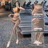 Леггинсы-юбка для йоги с высокой талией из сетки: Быстросохнущий, Эластичный, Слимминг, Спортивная одежда
