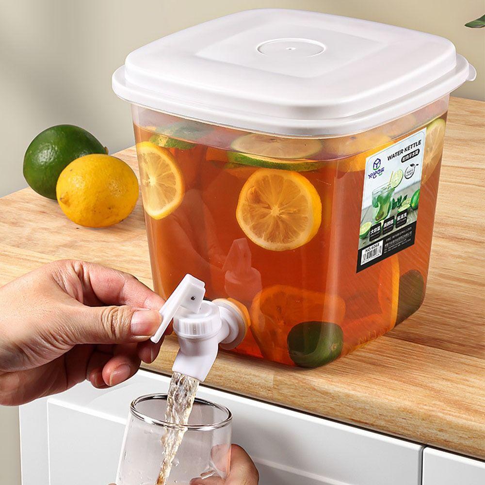 Faucet Household Juice Kettle Lemonade Stand Drink Dispenser New Refrigerator Cold Water Kettles