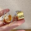 Vintage Retro Light Luxury Stud Earrings - High-End Heavy Industry Jewelry
