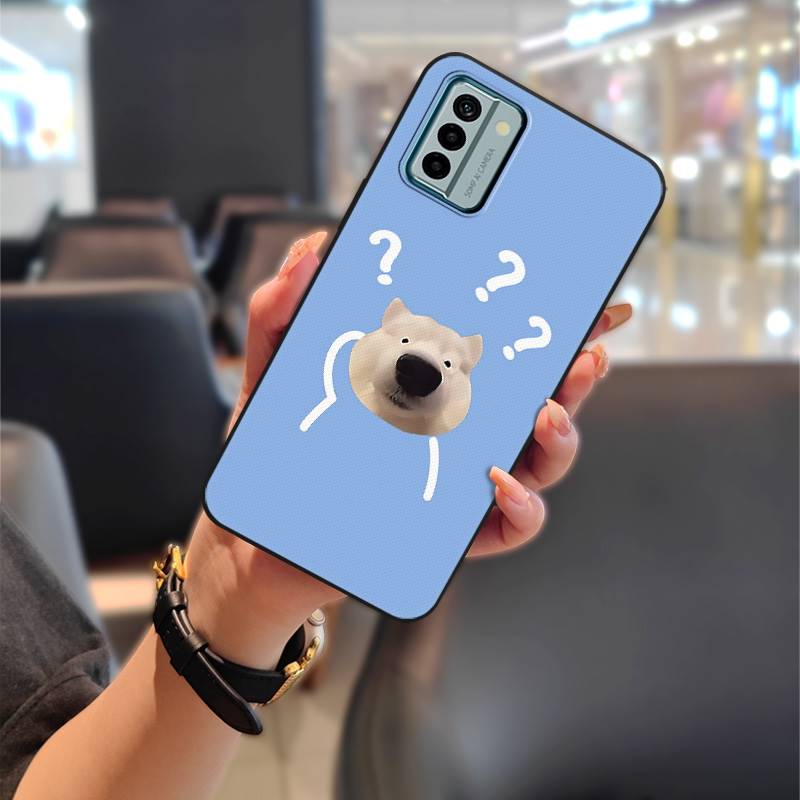 Полностью закрывающий Милый Чехол для телефона для Nokia G22 Мягкий чехол Задняя крышка Мультяшный Защитный чехол для телефона Модный дизайн Силикон ТПУ
