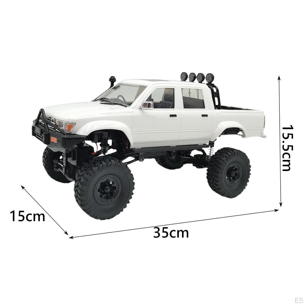 1:16 Scale C64-1 RC Crawler Car 4WD Electric Vehicle Trucks 10 km/H Rechargeable High Speed for
