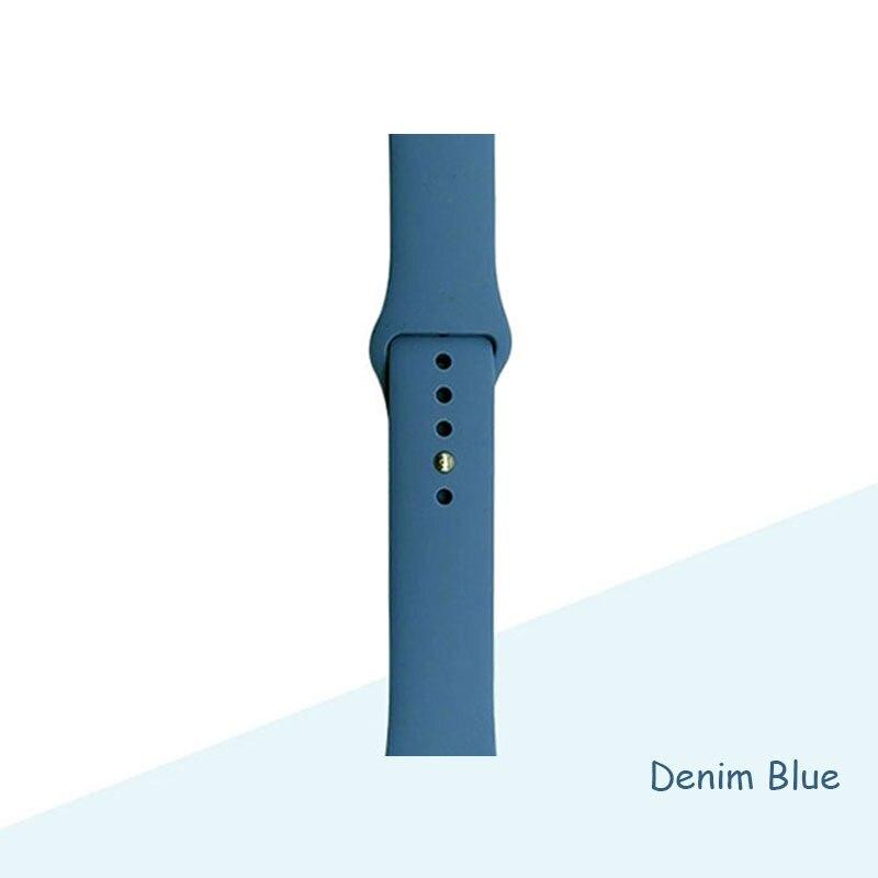 Силиконовый ремешок для браслета Apple Watch 44 мм 40 мм 38 мм 42 мм ремешок для часов Apple Watch Band Correa для Iwatch Series7 6 Se 5 4 3