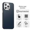 Для iPhone 14 Pro Чехол для мобильного телефона Гибридная задняя крышка Текстура из углеродного волокна
