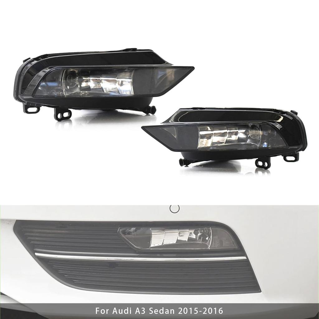 Front Fog Light Lamps With Bulbs For A3 Saloon 8V0941699B 2015-2016