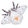 [Fluffy and Soothing] Realistic White Moth Plush Toy for Kids and Adults  Perfect for Bedroom Decor, Insect Collections, and Gifts