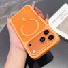 Чехол для мобильного телефона iphone17promax простой матовый скин магнитное крепление бизнес противоударный подходит для Apple 11 защитный чехол
