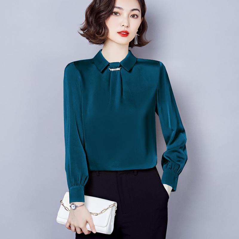 Summer Women's Clothing Style Shirt Women's Blouse Silk Chiffon Shirt Fashionable Shirts