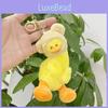 Short Plush Unique Duck Toy Keychain Adorable Cartoon Animal Doll Gift For Ages All