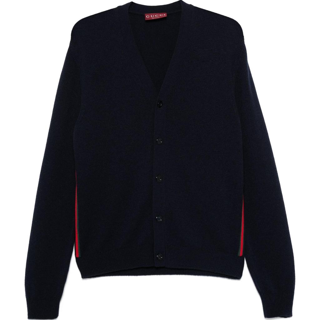 Gucci Web-stripe trim cardigan 795264-XKD5E-
