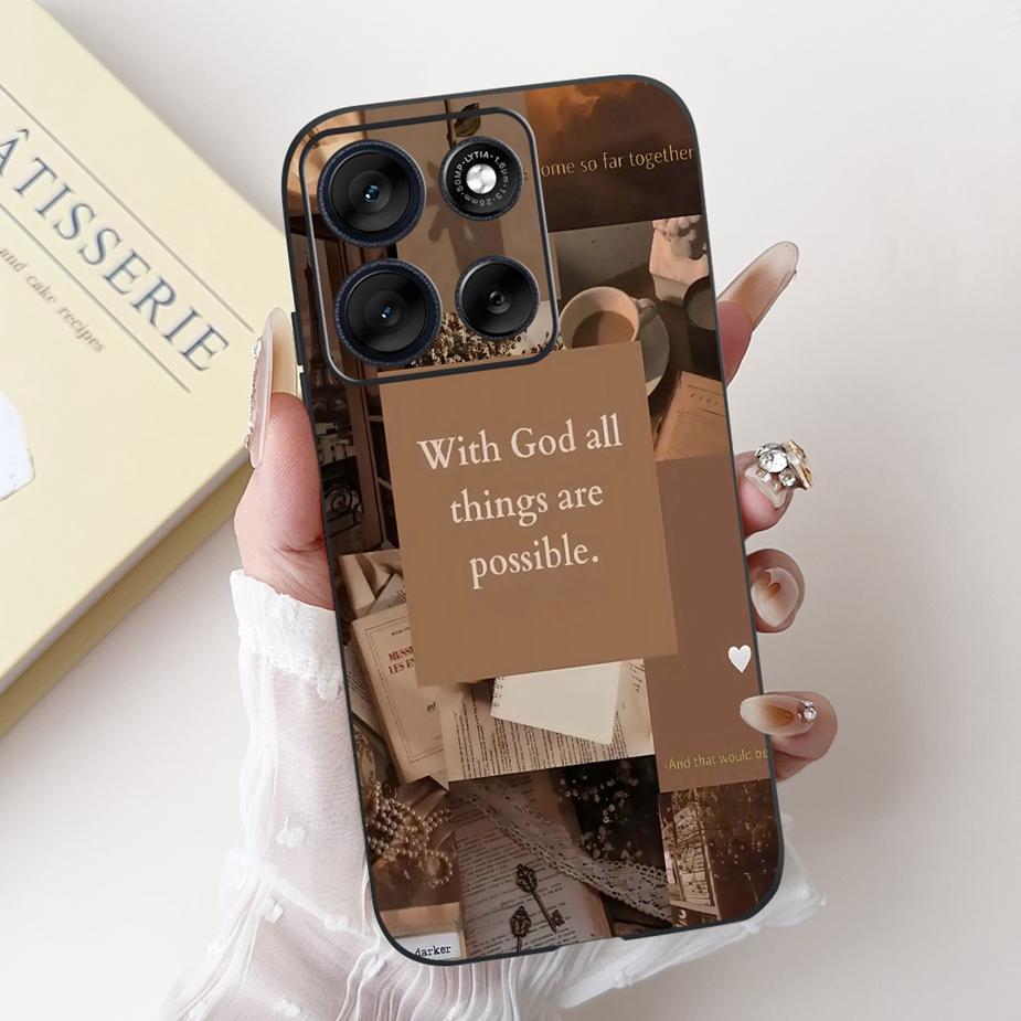 Чехол для Motorola Moto G56 Чехол MotoG86 Роскошный Модный Конфетный Расписной Силиконовый Чехол для Motorola Moto G86 G 56 MotoG56 Мягкие Чехлы