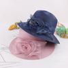 Eugen Yarn Flower Pot Hat Bucket Hat Women'S Summer Sunshade Sunscreen Gauze Hat Sun Hat