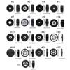 1 шт. DIY чемодан багаж замена ролики поворотный ремонт аксессуары бесшумный ролик колесо для дорожная сумка путешествия