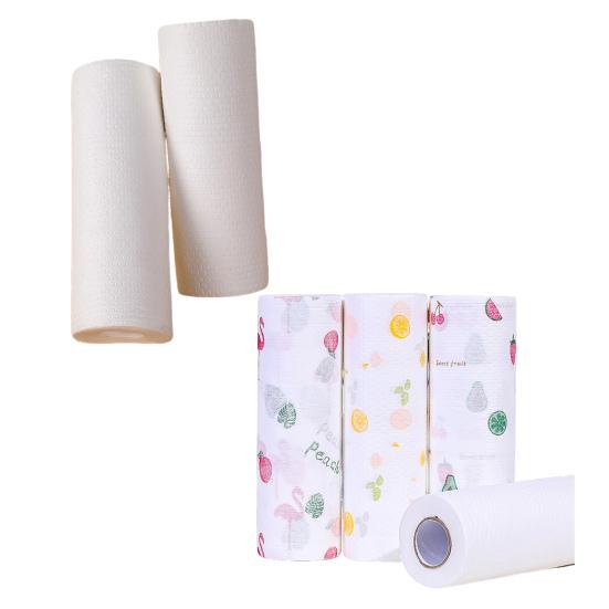 130 листов/рулон кухонных бумажных полотенец многоразовые чистящие салфетки бытовые кухонные полотенца одноразовые чистящие салфетки