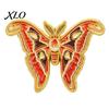 Retro Clothing Decoration Vintage Enamel Moth Brooch, Cartoon Insect Alloy Lapel Pin, Men Artistic Pin Women Jewelry Accessories for Suit Dress